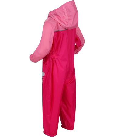 Regatta Kids Puddle Iv All-in-One Suit 3-4 Years Cabaret/Auro | Unisex Waterproof Outdoor Gear - Buy Online on GoSupps.com