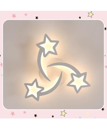 Seamoon Dimmable LED Ceiling Light 30W 3375LM | Modern 3-Light Lamp with Remote/App Control | Perfect for Living Room & Children's Room | 3000K-6500K Adjustable | 50cm - Buy Online on GoSupps.com