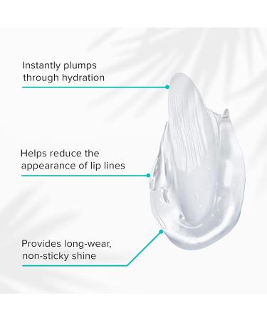 ClarityRx Daily Dose of Water Lip Treatment - Hyaluronic Acid, Natural Plant-Based Lip Plumping for Dry Lips (0.4 oz) - Buy Online on GoSupps.com