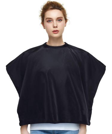 izzycka Makeup Cape, Hair Coloring Dye Cape Nylon Waterproof Beauty Salon Short Smock for Clients,Professinal Styling Hairdressing Shampoo Capes With Adjustable Snap Closure. Haircut Apron