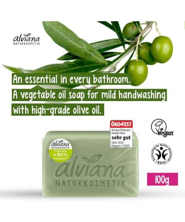  Alviana Olive oil soap 100g - Buy Online on GoSupps.com