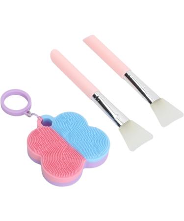 Silicone Face Scrubber Set Flexible Silicone Face Scrubber Foam Brush for Easy Skin Massage Portable and Soft with Storage Box for Skin Care - Buy Online on GoSupps.com