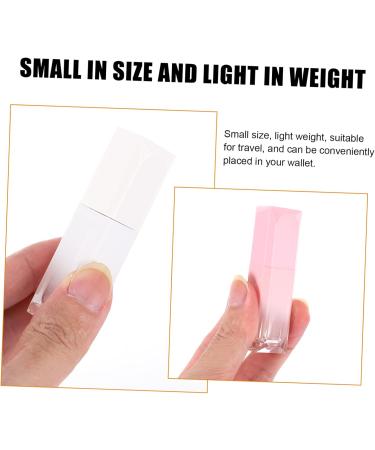 minkissy 12pcs Gradient Color Lip Gloss Tubes Cute Reusable Lip Oil Bottles For Travel For Lip Gloss Cosmetics Compact Space Saving For Filling Creative Makeup - Buy Online on GoSupps.com