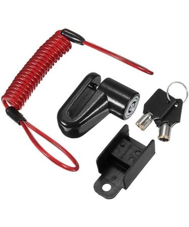 SEWAY Disc Brake Lock for Electric Scooter - Anti-Theft Wheel Security Padlock with Reminder Cable for M365 Scooter - Buy Online on GoSupps.com