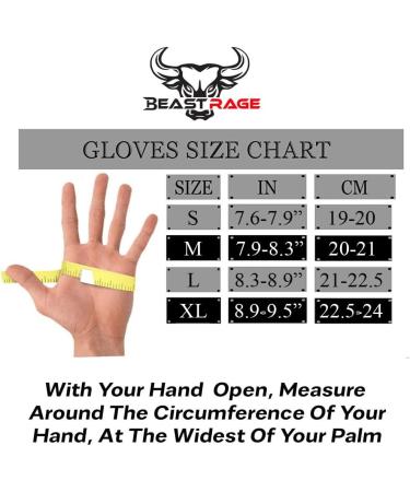 Beast Rage Fitness Gloves - Breathable Weightlifting & Training Gloves for Men & Women | Gym Bodybuilding CrossFit & Cycling - Buy Online on GoSupps.com