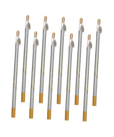 Ipetboom 10pcs Pencil Sharpener Eyebrow Pencil Lip Liner Make up Kit Eyebrow Tools Makeup Pen 2 in 1 Supplies
