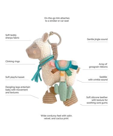 GoSupps.com - Itzy Ritzy Link & Love Activity Plush with Silicone Teether 0+ Months Llama 1 Teether - Buy Online on GoSupps.com