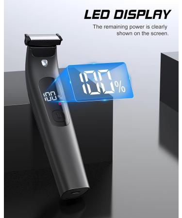 FANHEE Mens shaver electric waterproof with LED light intimate zone body hair trimmer facial body groomer for men beard trimmer for face and body - Buy Online on GoSupps.com