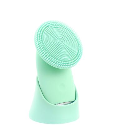 POPETPOP 1pc Facial Cleanser Face Cleaning Tool Silicone Face Brush Facial Brush Skin Cleansing Silicone Facial Cleaner Face Wash Brush Face Cleansing Brush Electric Silica Gel Scrubber 10.8X6cm