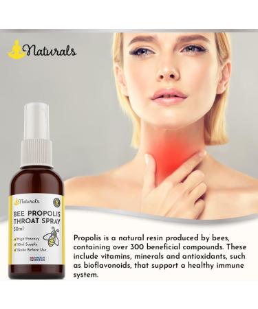 Propolis Throat Spray 50ml - Natural Immune Support for Sore Throats | UK Made - Buy Online on GoSupps.com