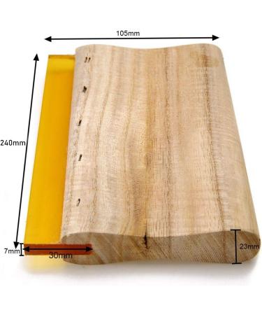 Soply Screen Printing Squeegee 9.4 Wooden Scraper 75 Durometer - 4 Wide - Buy Online on GoSupps.com