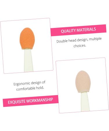 FRCOLOR 800 Pcs Double Ended Eyeshadow Brush Makeup Brush Latex Sponge Smudger Cosmetic Disposable 6.5x1.3cmx8pcs Greenx8pcs - Buy Online on GoSupps.com