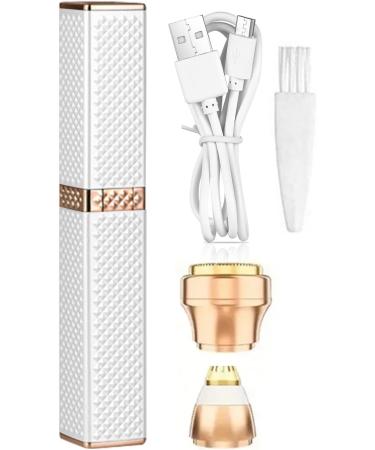 Electric Shaver for Women | Electric Women Underarms and Legs 2-in-1 Shaver | Outdoor Portable Eyebrow Hair Remover Rechargeable for Bathroom Camping White - Buy Online on GoSupps.com