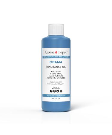 Barack Obama Type 4 oz. Fragrance Oil I Perfume I Skin Oil I Scented Oil. for Candles Bath Bombs Body Butters Creams & Lotions. Few Drops in The Diffuser Burners or Warmers.