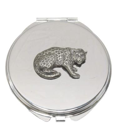 Leopard Compact Mirror Handbag Gift With Free Engraving 218