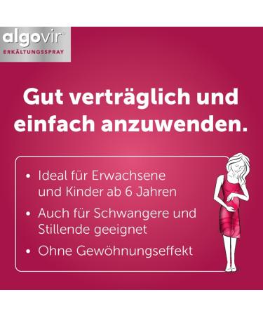 ALGOVIR Effect Cold Spray 20 ml | Natural Defense Against Cold Viruses | Nasal Spray for Adults - Rotalge - Buy Online on GoSupps.com