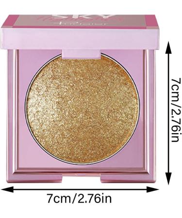 Highlighter Powder - 8g Smudge Proof Face Shining Highlighting Powder Women Brightening Face Cosmetics for Eyelids Lips Cheekbones Long Wear Highlighter for Mom Wife Sritob #07 - Buy Online on GoSupps.com