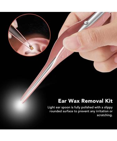 Portable Light Earpick for Ear Wax Removal - Small Round Tip, Durable & Visible with Storage Box - Buy Online on GoSupps.com