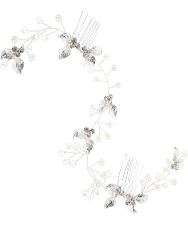 FRCOLOR Hair Comb Accessory European and American rhinestone hair wig wedding hair crystal bridal headpieces rhinestones plastic hairpin hair twist flower bridal hair Wig Wedding Headpiece - Buy Online on GoSupps.com