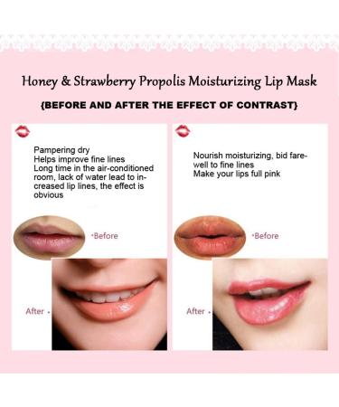 4PCS Bee Balm Lip Balm & Sleeping Lip Mask Set - Hydrating Propolis Honey Lip Care Kit for Winter - Exfoliating Scrub for Dry Lips - Buy Online on GoSupps.com