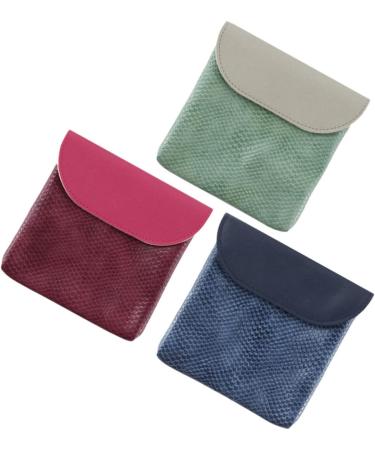 Healeved 9 STK Compact Tampon & Sanitary Holder Bags - Women's Storage Solution for Daily Use - Travel-Ready Coin Bags - Color-Sorted 13x13cm (3pcs) - Buy Online on GoSupps.com
