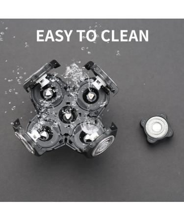 5D Black Electric Shaver Replacement Heads | Universal Blades for Freedom Grooming Shaver - Buy Online on GoSupps.com