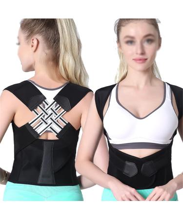 ZCLNYVGJ GUOWGANG Adjustable Back Posture Corrector Belt Women Men Prevent Slouching Posture Straps Clavicle Support Brace good (Beige M) - Buy Online on GoSupps.com