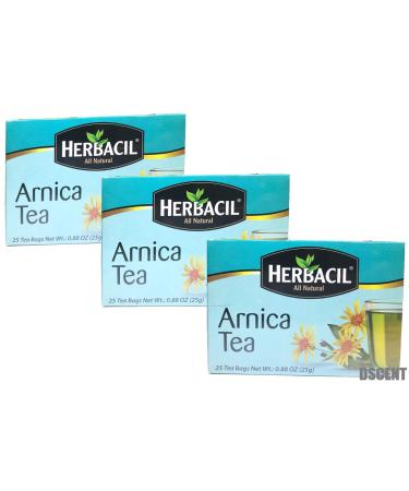 HERBACIL ARNICA TEA 25-BAGS 0.88 OZ (3)-.8 SET