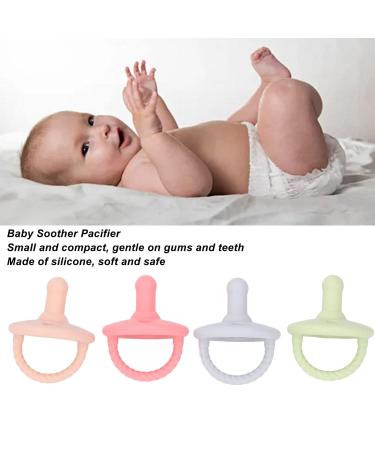 Silicone Baby Pacifier Set - 4PCS Breast-Like Design with Skin Texture for Nursery | International Shipping - Buy Online on GoSupps.com