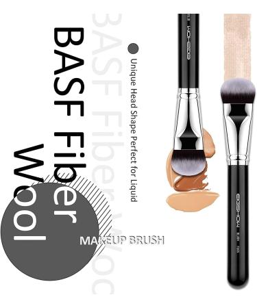 EIGSHOW Slanted Kabuki Brush for Liquid, Cream, and Powder Makeup - Professional Buffing and Blending Face Brush for Beginners and Pros - F625 - Buy Online on GoSupps.com