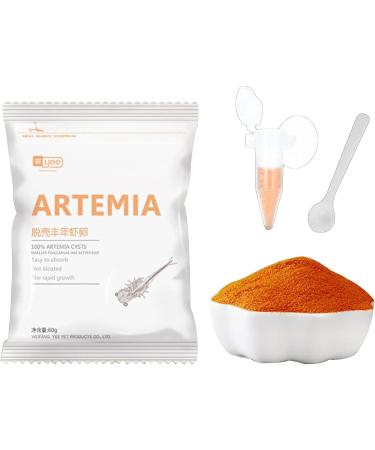 CVZQTE 60g Brine Shrimp Eggs Aquarium Hatching Tropical Fish Food Food Food Fish Food Fish Artemia Eggs Shelling Artemia Eggs - Buy Online on GoSupps.com