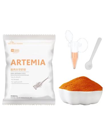 Mumuve 60g Brine Shrimp Eggs Aquarium Hatching Tropical Fish Food Food Food Fish Food Fish Artemia Eggs Shelling Artemia Eggs