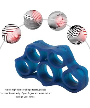 Finger Exerciser Soft Silicone Finger Trainer 2 Pieces For Workout (Dark Blue 11LB) - Buy Online on GoSupps.com