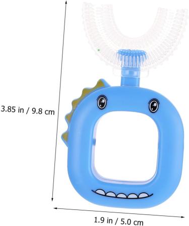 Clispeed 4-Piece U-Shaped Manual Toothbrush Set for Children | Portable & Easy Clean Kids' Toothbrushes - Ideal for Home Use - Buy Online on GoSupps.com