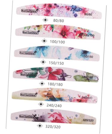 FRCOLOR 18 Pieces Manicure File Nail Art Shiner Buffer Nail Board Nail File Nail File for Acrylic Nails Nail Files Manicure Tool Sanding Bar Nail Shape File Care Understanding - Buy Online on GoSupps.com