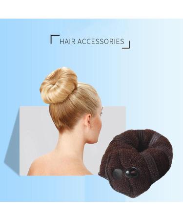 Buy Sponge Donut Hair Bun Maker Fast & Easy Hairstyling for Thin Hair | Perfect French Twist & Knot Styles - Buy Online on GoSupps.com