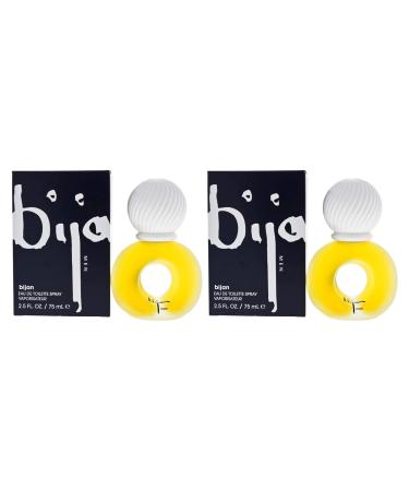 Bijan Eau De Toilette Spray For Men 2.50 oz (Pack of 2)