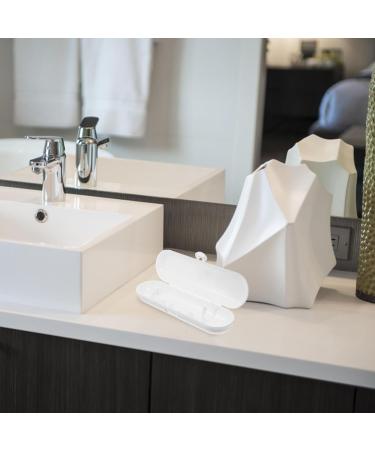 Gleavi Electric Toothbrush Holder Case - 4 Pack Portable Hard Shell Toothbrush Box White PP Travel Storage for Electric Toothbrushes - Buy Online on GoSupps.com