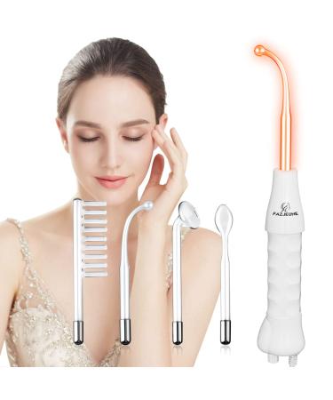 Face Skin Care Wand, FAZJEUNE High F requency Facial Device Face Skin Care Kit Portable Skin Care Tools Home Use