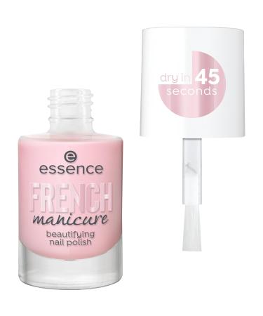 Essence Cosmetics French Manicure Nail Polish No. 04 Best Frenchs Forever - Translucent Pink Glossy Vegan & Acetone-Free (10ml) - Buy Online on GoSupps.com