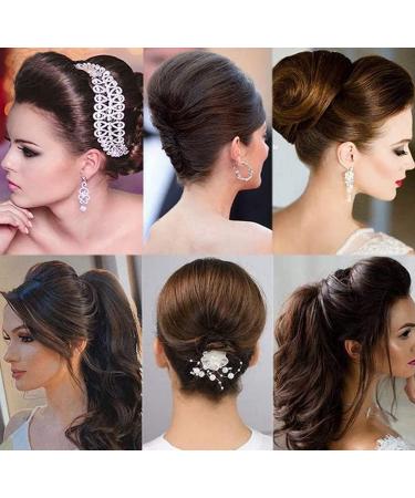 Invisible False Hair Clip Bun Base Bump Styling Tool - Light Brown - Buy Online on GoSupps.com