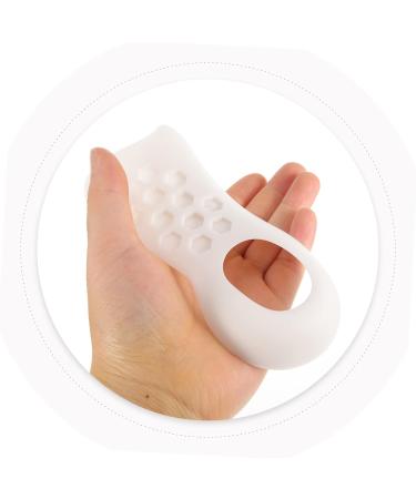 FOMIYES Arch Support Insoles - Cushion Foot Care Pads for Pain Relief & Comfort | 1 Pair White 14x6.5cm - Ideal for Flat Feet & Foot Health - Buy Online on GoSupps.com