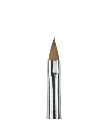 N&BF Profi gel brushes cats form size 4 |Nagel Studio brush red marten hair |NailArt brush for nail design |Kolinsky Brush Acryl & Gel Modelagen |Premium real hair brushes cat tongue