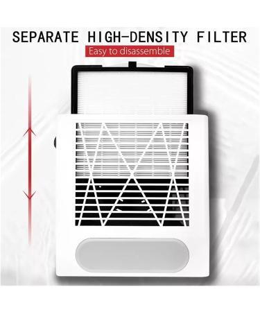 USKI 180W Nail Dust Collector Manicure Tools Garden Strong Power Natal Dust Collector with Removing Filter Professionals Pink 1 Pink - Buy Online on GoSupps.com