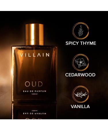 VILLAINN OUD Eau De Parfum For Men 100ml | Premium Luxury Perfume For Men | Long Lasting Fragrance | Best Gift For Men - Buy Online on GoSupps.com