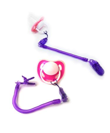 ANDERK 12-Piece Pacifier Strap Set | Unisex Pacifier Chains with Clips for Bibs & Scarves - International Shipping - Buy Online on GoSupps.com
