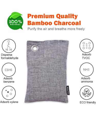 Buy Fonday 10 Packs Bamboo Charcoal Deodorizer Bags - Odor Eliminator & Air Purifier for Gym Shoes Cars Pet & Closets - 100g Each with Hook - Buy Online on GoSupps.com