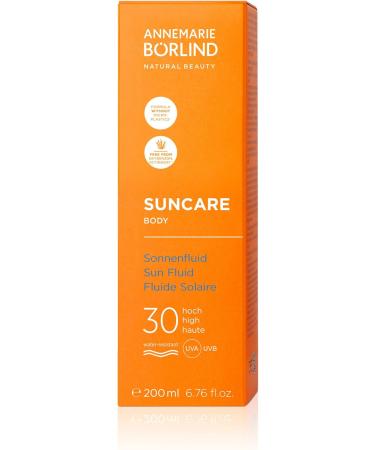 ANNEMARIE B RLIND Suncare Body Sun Fluid SPF 30 200 ml Provides professional protection against harmful UV rays intensively hydrates and is quickly absorbed - Buy Online on GoSupps.com