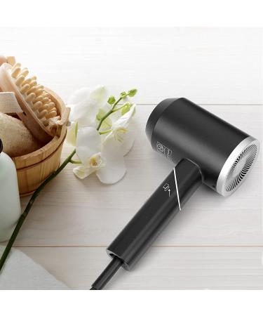 Pahetawa 1800W Travel Hair Dryer with Ionic Technology Compact & Lightweight Blow Dryer for Frizz-Free Hair Care at Home or On-the-Go (Black) - Buy Online on GoSupps.com