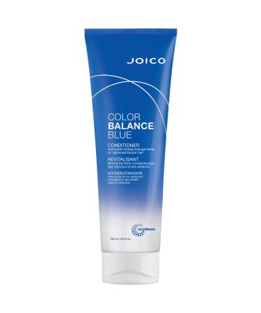Color Balance Blue Conditioner | For Lightened Brown Hair | Eliminate Brassy Orange Tones | Boost Color Vibrancy & Shine | UV Protection | With Rosehip Oil & Green Tea Extract | 8.5 Fl Oz